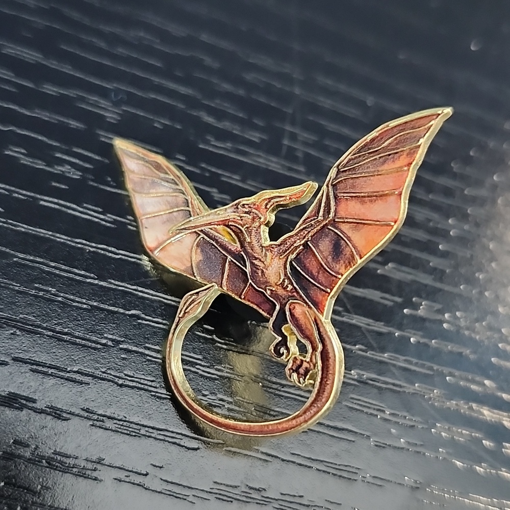 Dinosaur Enamel Pin - Pterodactyl